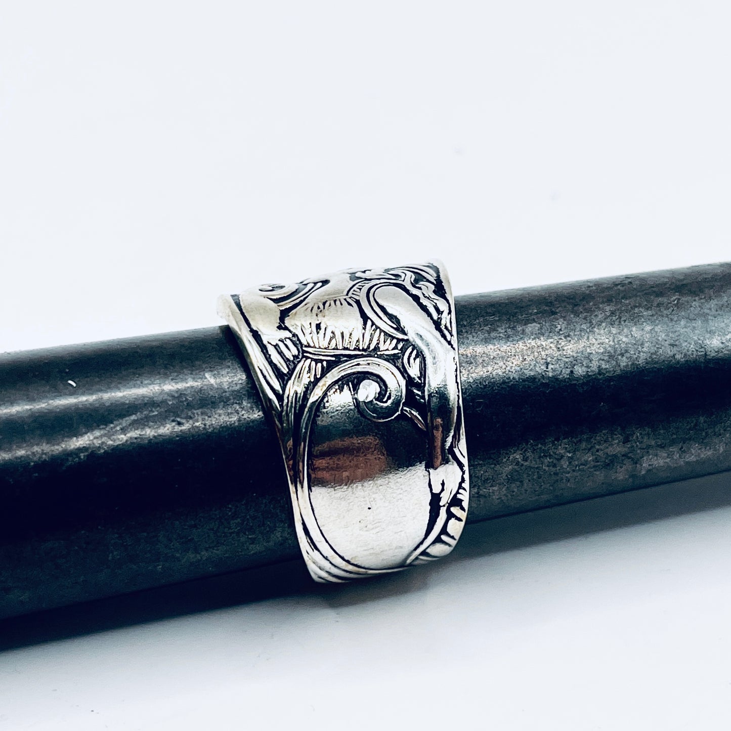 Anello Artigianale SIREN Mod. CLASSICO  Realizzato con Antica posata (Prima Metà del ’900)