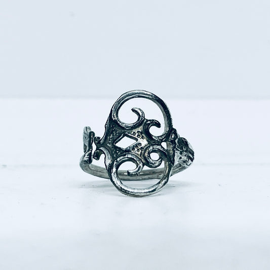 Anello Artigianale “CHIAVE ARGENTO 925 #02” Realizzato con Antica Chiave in Argento