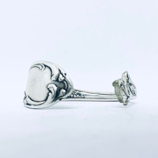 Bracciale Artigianale Mod. MANICO  Realizzato con Antica posata in Argento (Prima Metà del ’900)