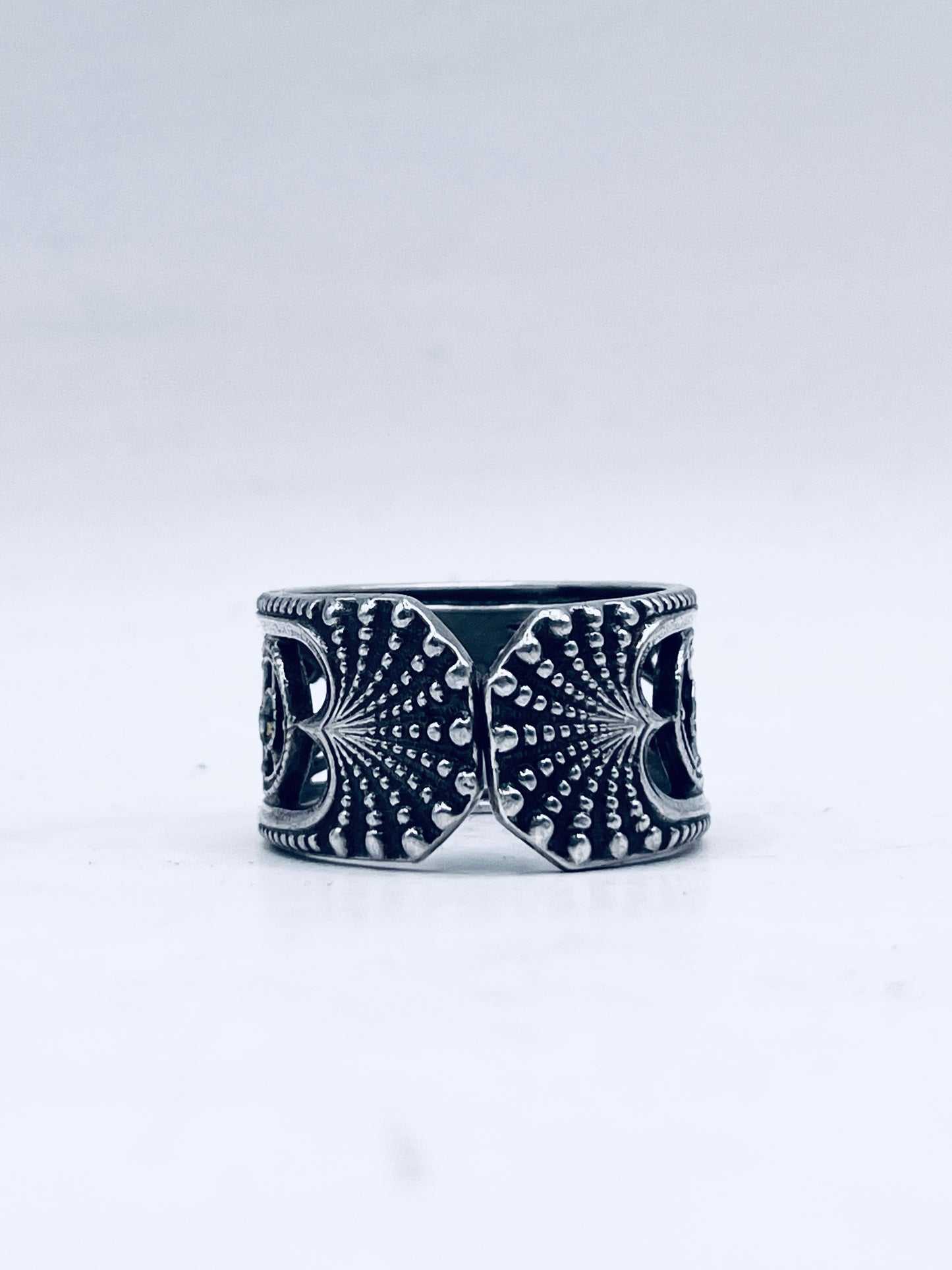 Anello Artigianale SPILLA COSTELLAZIONI Mod. SPILLA Realizzato con Antica spilla in Argento (Prima Metà del ’900)