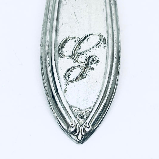 Anello Artigianale con Iniziale G