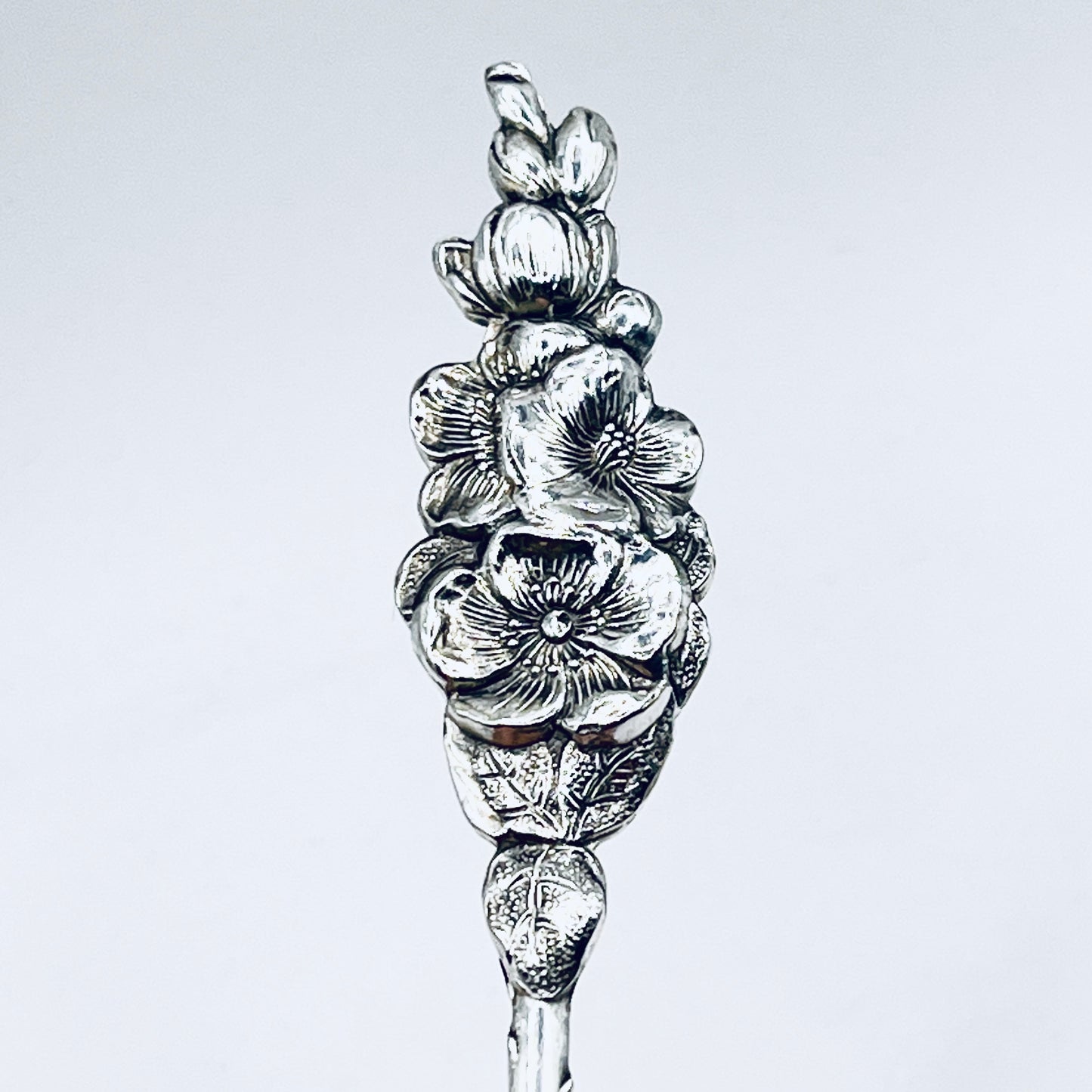 Anello Artigianale FIORE DEL TE Mod. CLASSICO  Realizzato con Antica posata in Argento (Prima Metà del ’900)