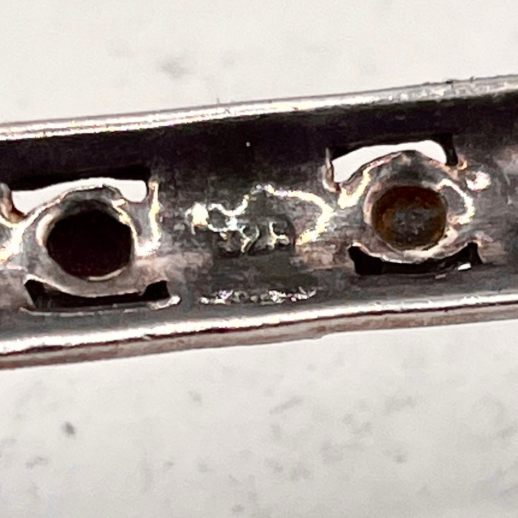 Anello Artigianale SPILLA ONICE Mod. SPILLA Realizzato con Antica spilla in Argento (Prima Metà del ’900)