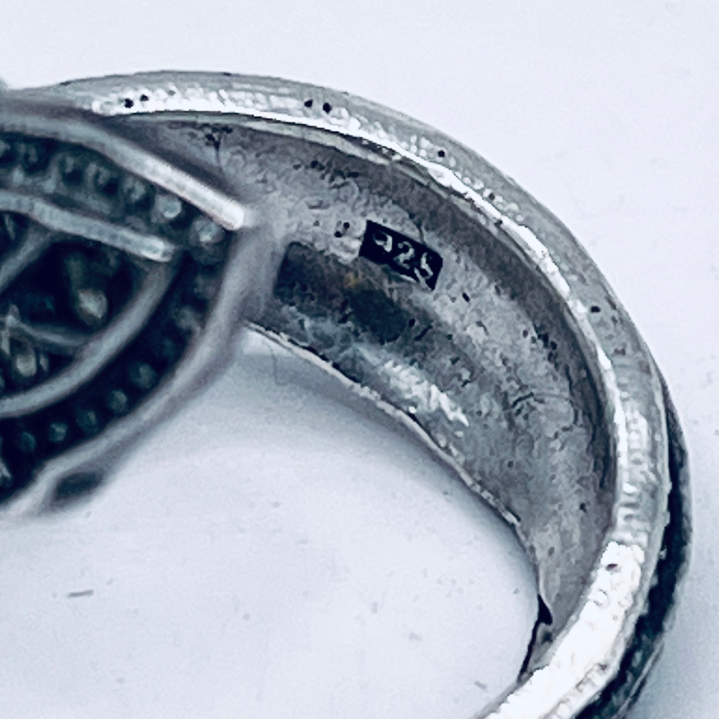 Anello Artigianale da GECO a SERPENTE Mod. SPILLA Realizzato con Antica spilla in Argento (Prima Metà del ’900)