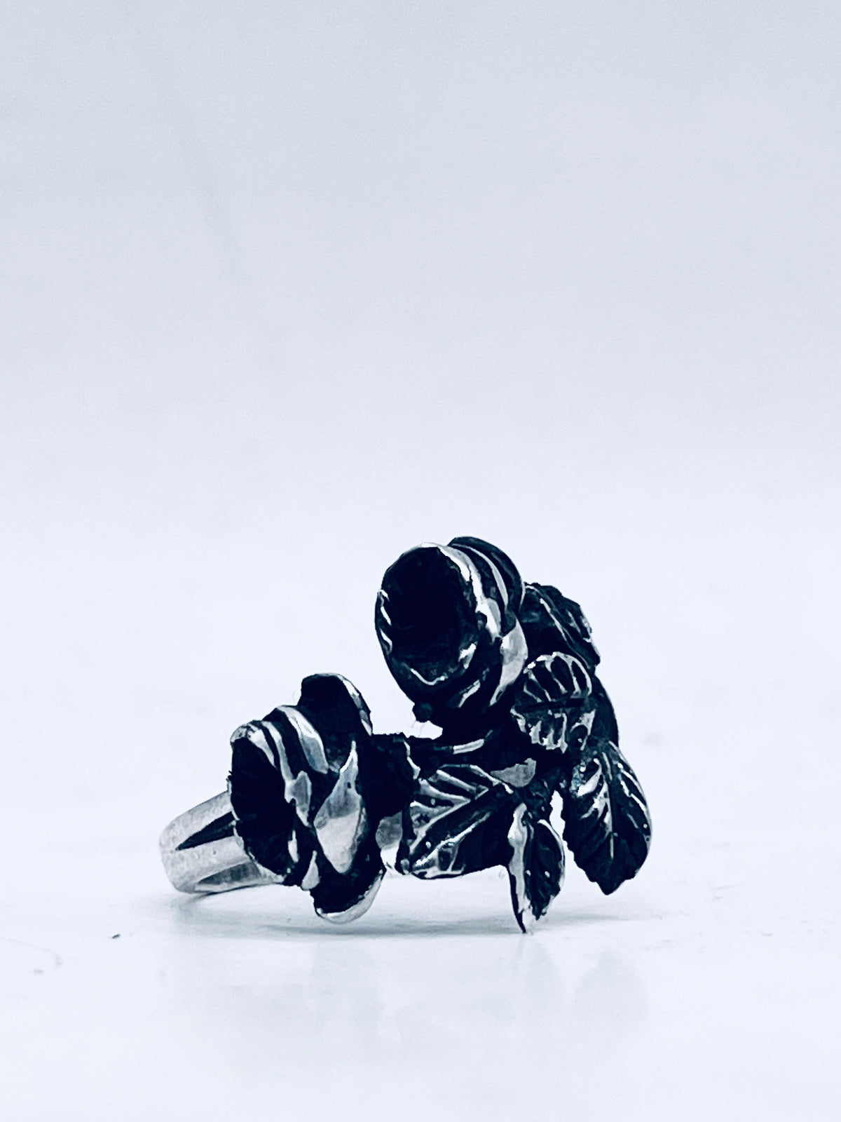 Anello Classico Rose ricavato da un cucchiaino antico in argento 925
