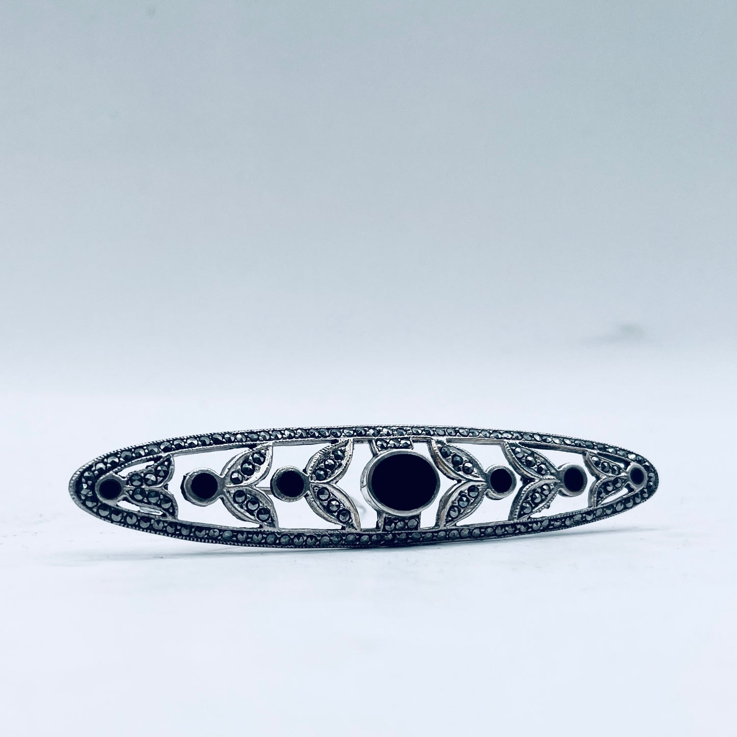 Anello Artigianale SPILLA ONICE Mod. SPILLA Realizzato con Antica spilla in Argento (Prima Metà del ’900)