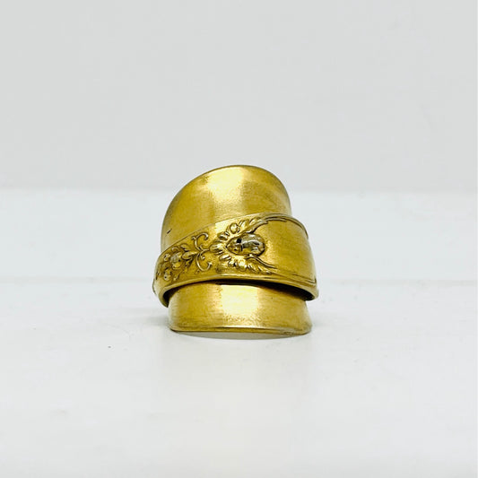 Anello Artigianale ANGELO Mod. INTERO  Realizzato con intero Antico Cucchiaino in Argento (Prima Metà del ’900)