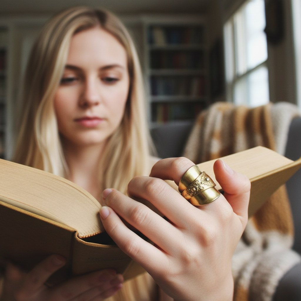 Anello Artigianale ANGELO Mod. INTERO  Realizzato con intero Antico Cucchiaino in Argento dorato (Prima Metà del ’900)