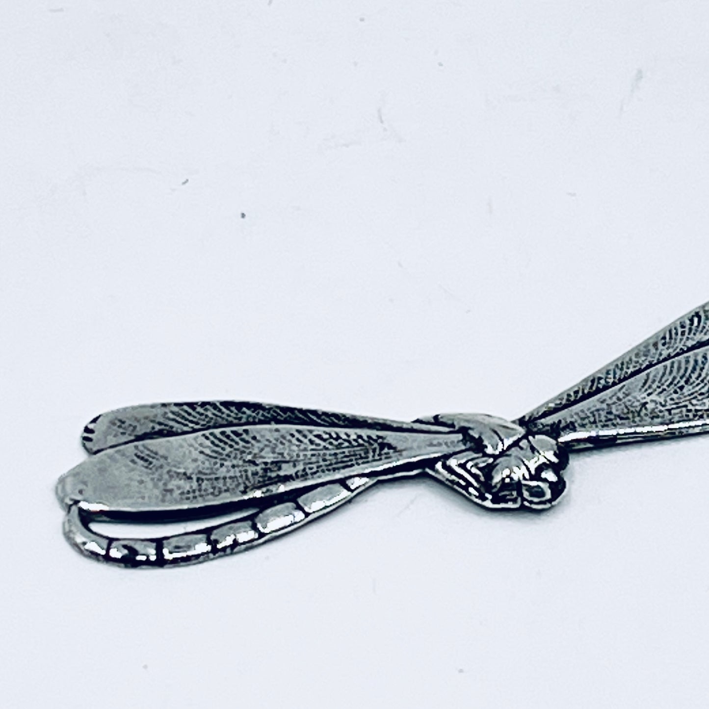 Anello Artigianale LIBELLULA  Mod. SPILLA Realizzato con Antica spilla in Argento (Prima Metà del ’900)