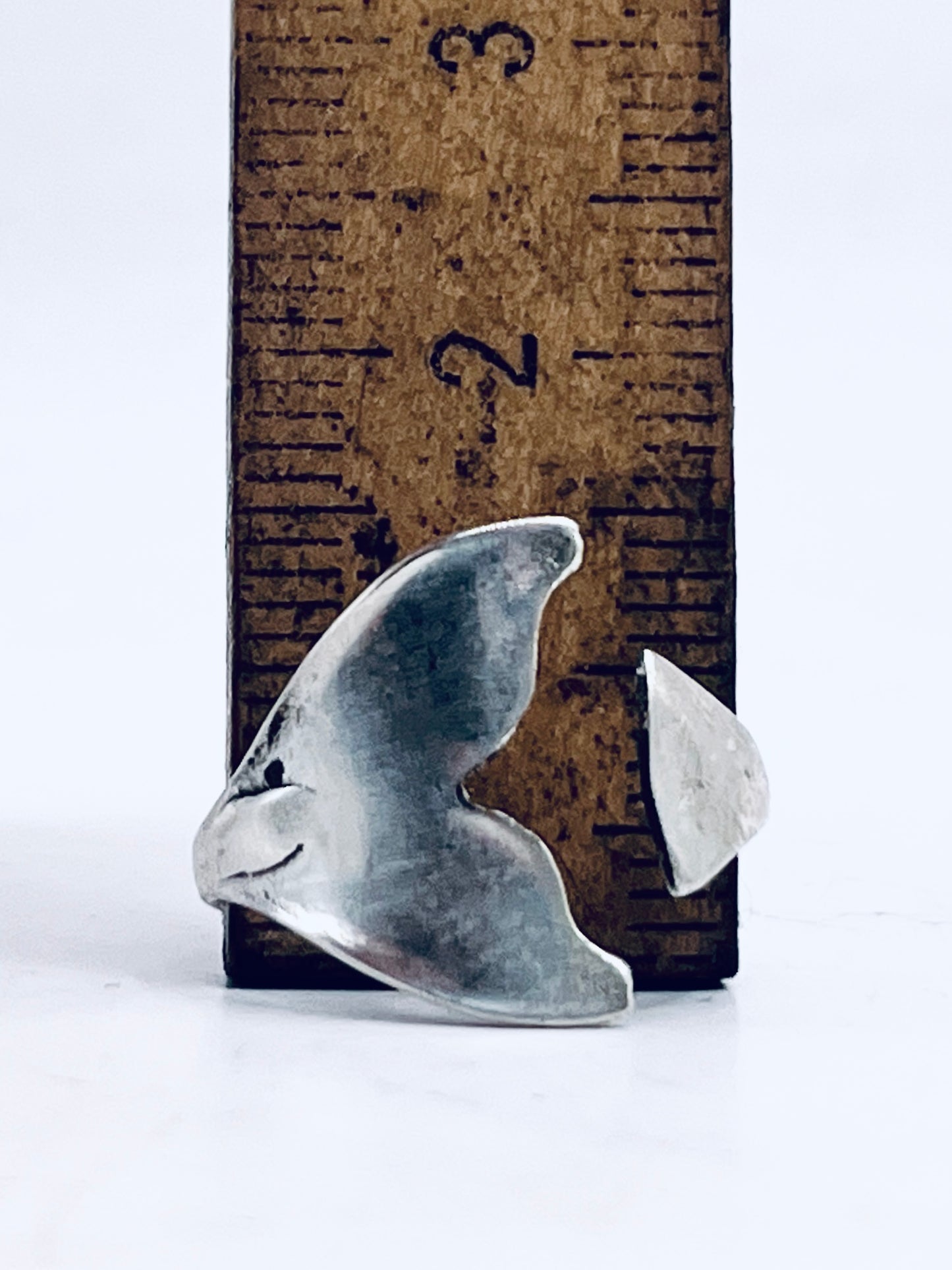 Anello Artigianale Mod. MINICODA#03 Realizzato con Antica posata in Argento (Prima Metà del ’900)