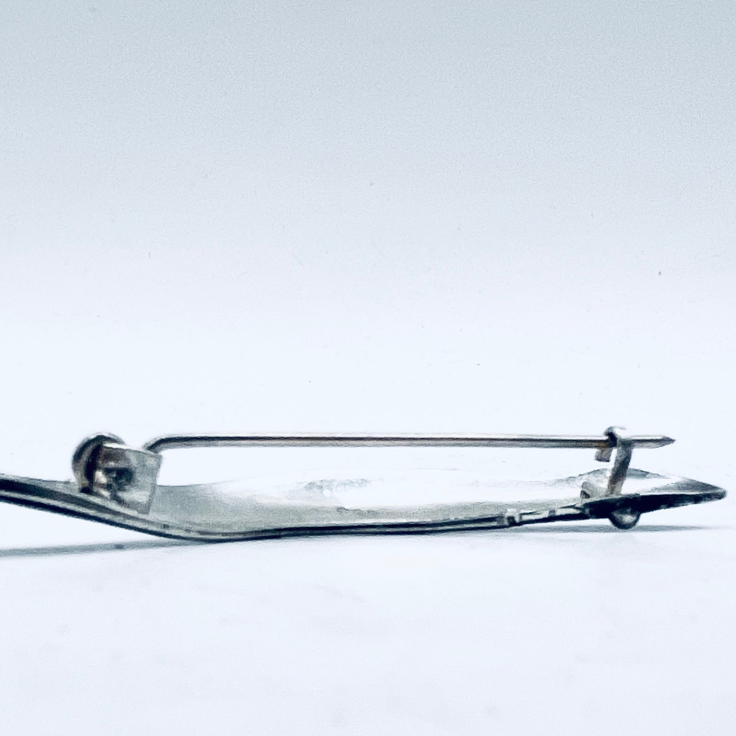 Anello Artigianale da SERPENTE COSMICO Mod. SPILLA Realizzato con Antica spilla in Argento (Prima Metà del ’900)
