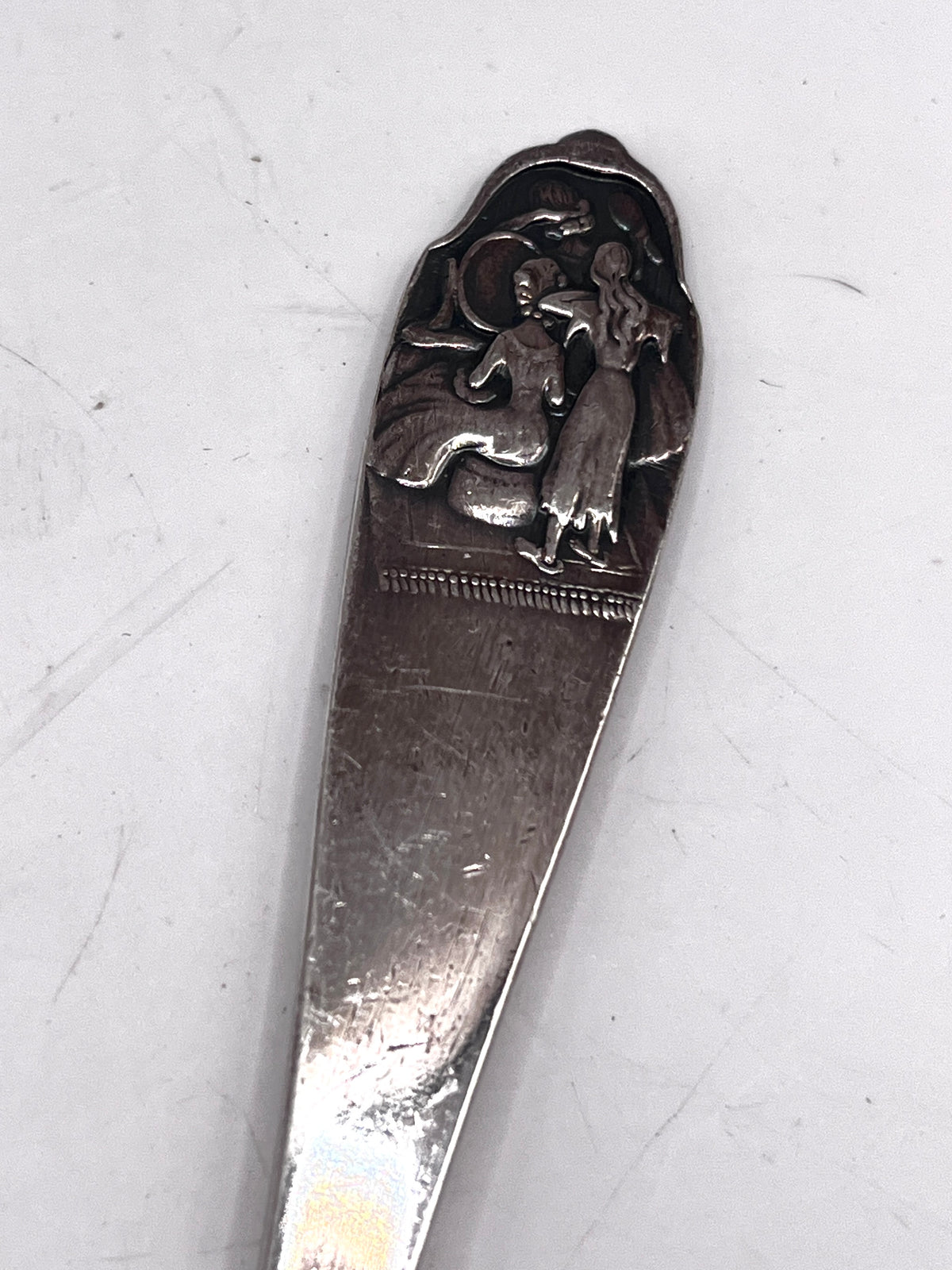Anello Artigianale CENERENTOLA Mod. SPIRALE Realizzato con Antica posata in Argento (Prima Metà del ’900)