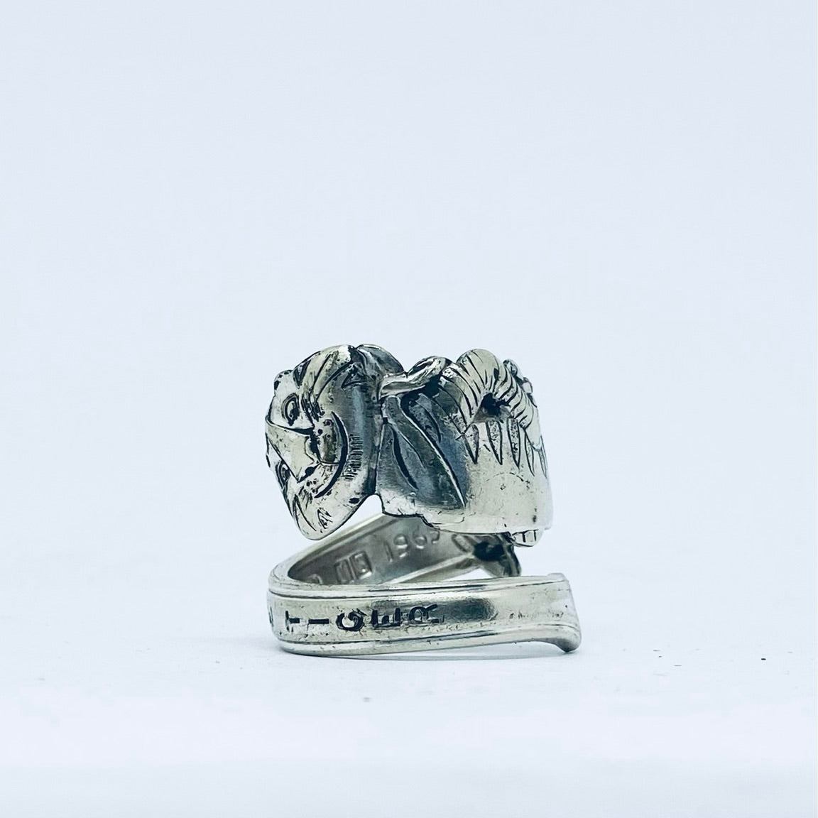 Anello Artigianale TONY THE TIGER Mod. SPIRALE  Realizzato con Antica posata in Argento (Prima Metà del ’900)