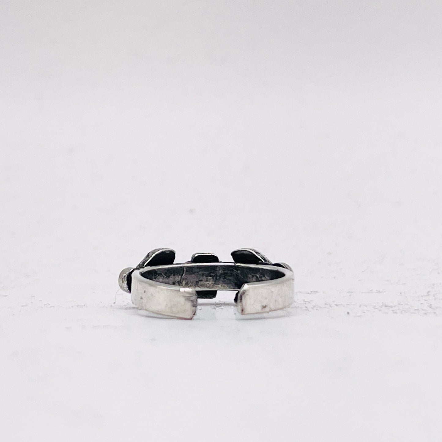 Anello Artigianale SPILLA MARCASSITE Mod. SPILLA Realizzato con Antica spilla in Argento (Prima Metà del ’900)