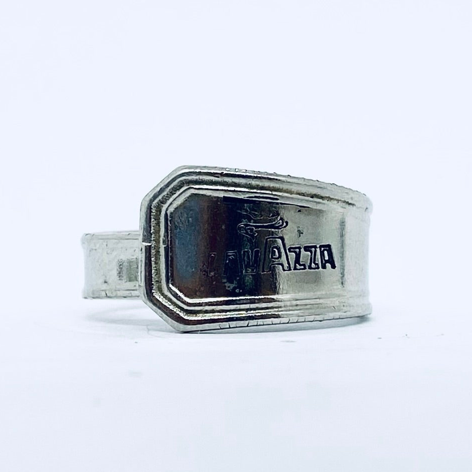 Anello Artigianale LAVAZZA Mod. CLASSICO/SPIRALE  Realizzato con Antica posata in Argento (Prima Metà del ’900)