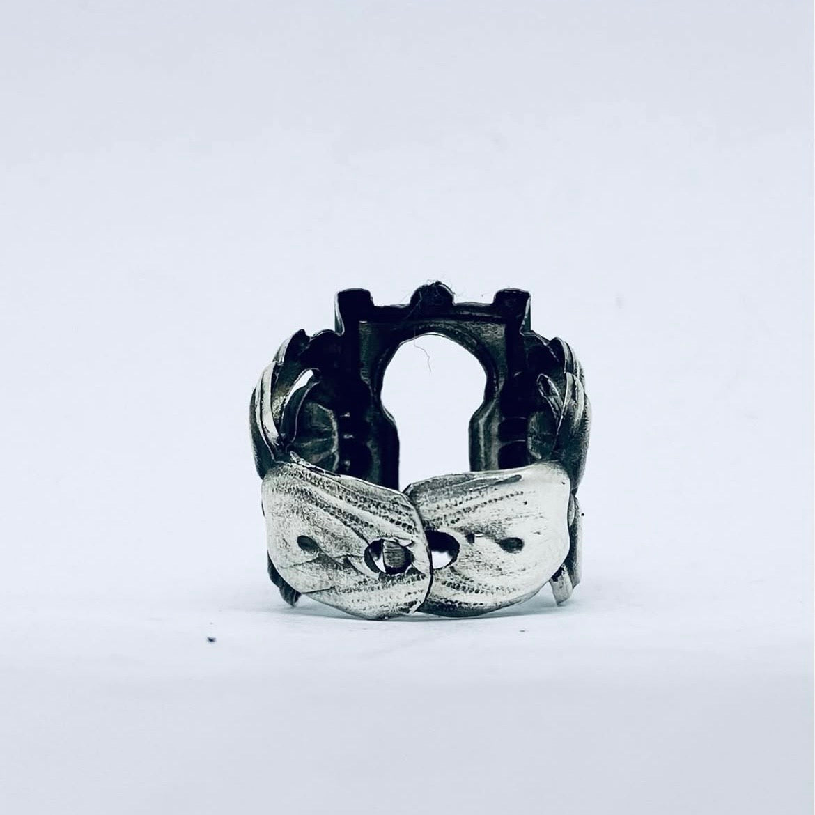 Anello Artigianale “SERRATURA CONCHIGLIE” Realizzato con serratura in Argento (Prima Metà del ’900)