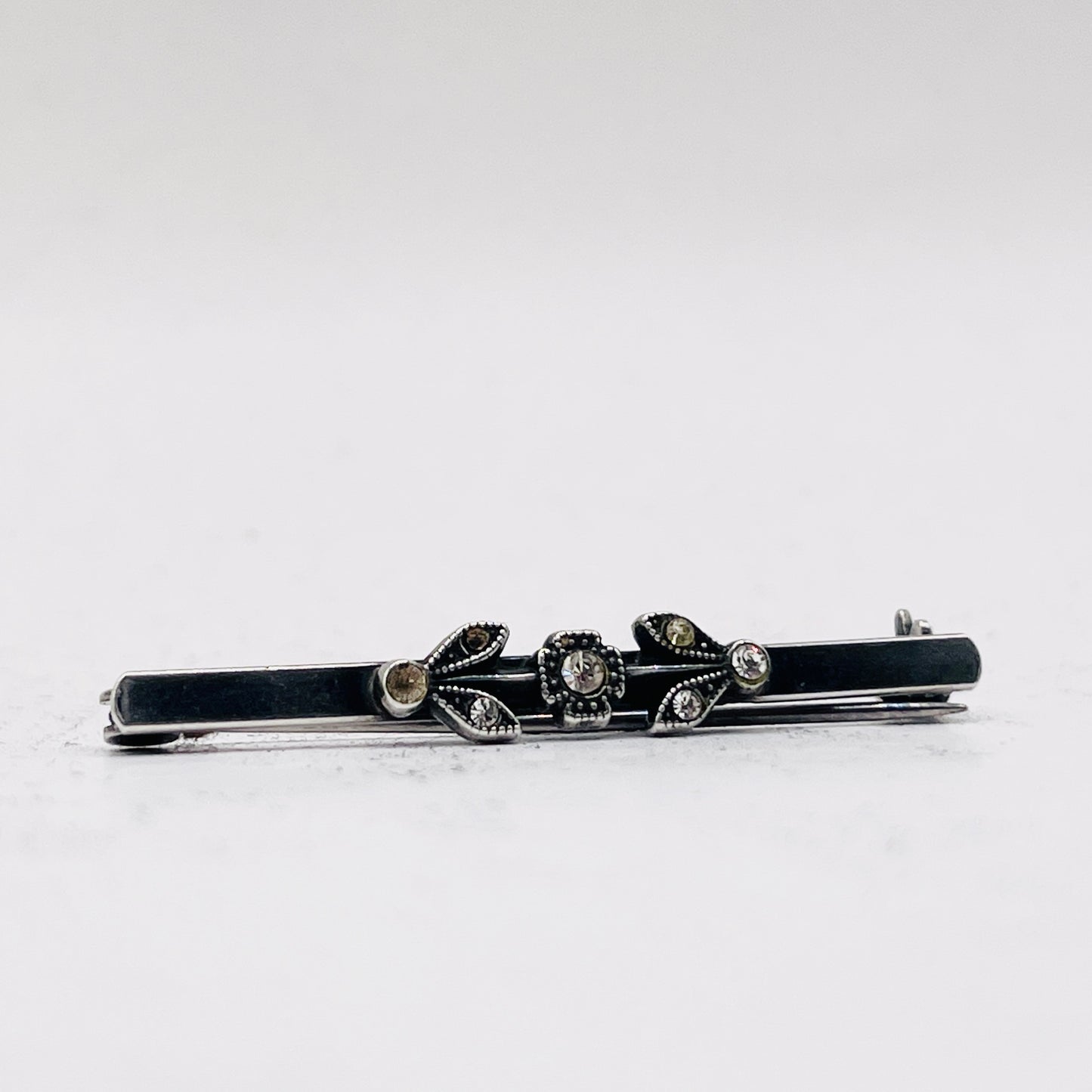 Anello Artigianale SPILLA MARCASSITE Mod. SPILLA Realizzato con Antica spilla in Argento (Prima Metà del ’900)