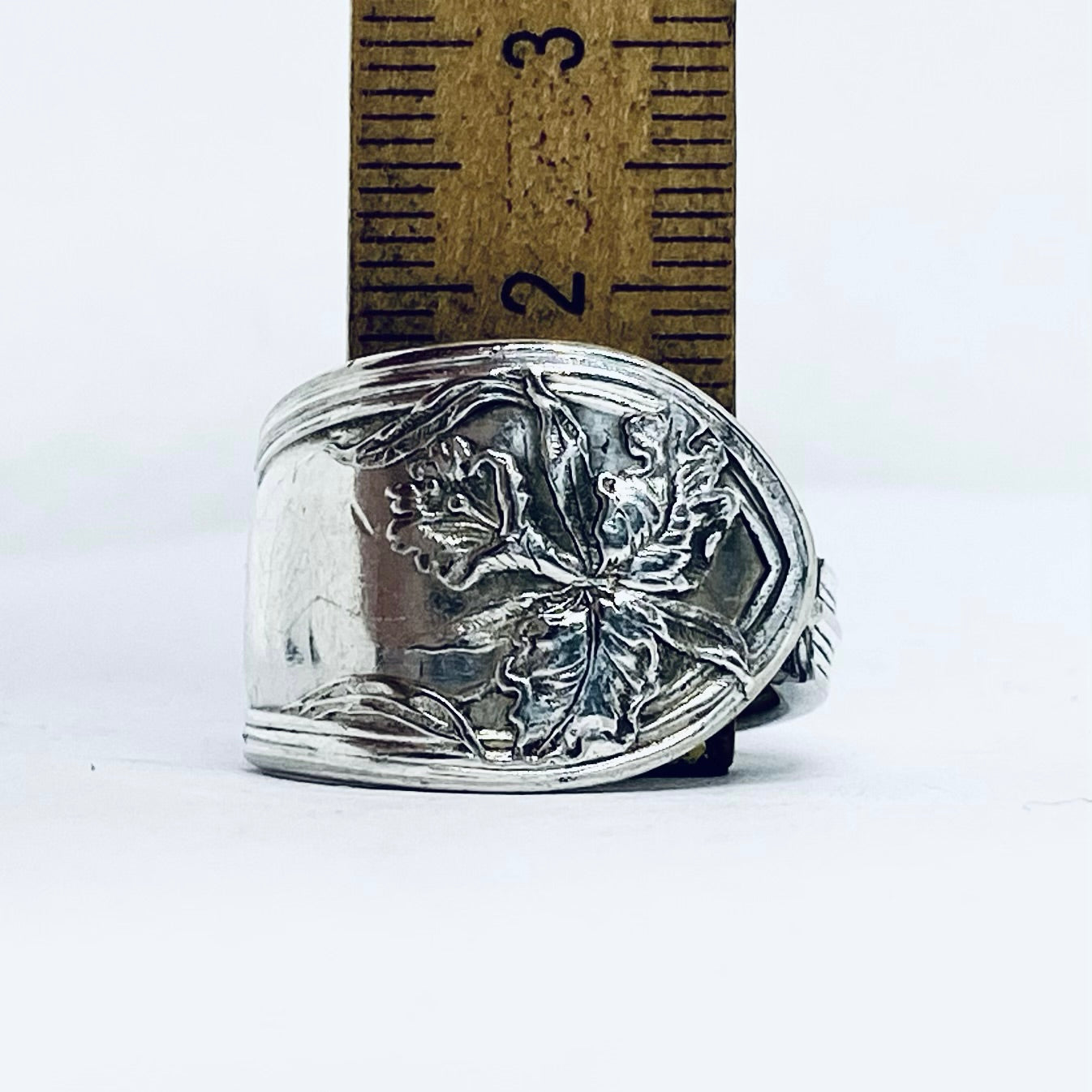 Anello Artigianale Mod. CLASSICO/SPIRALE  Realizzato con Antica posata in Argento (Prima Metà del ’900)