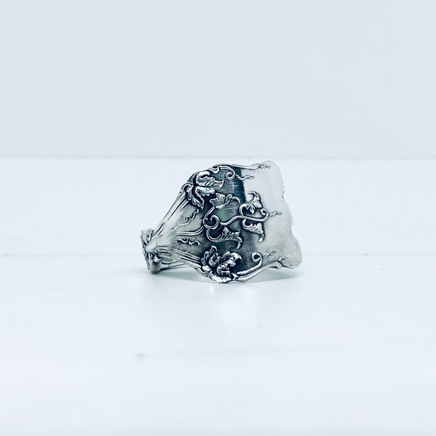 Anello Artigianale Mod. FORCHETTA  Realizzato con Antica posata in Argento (Prima Metà del ’900)