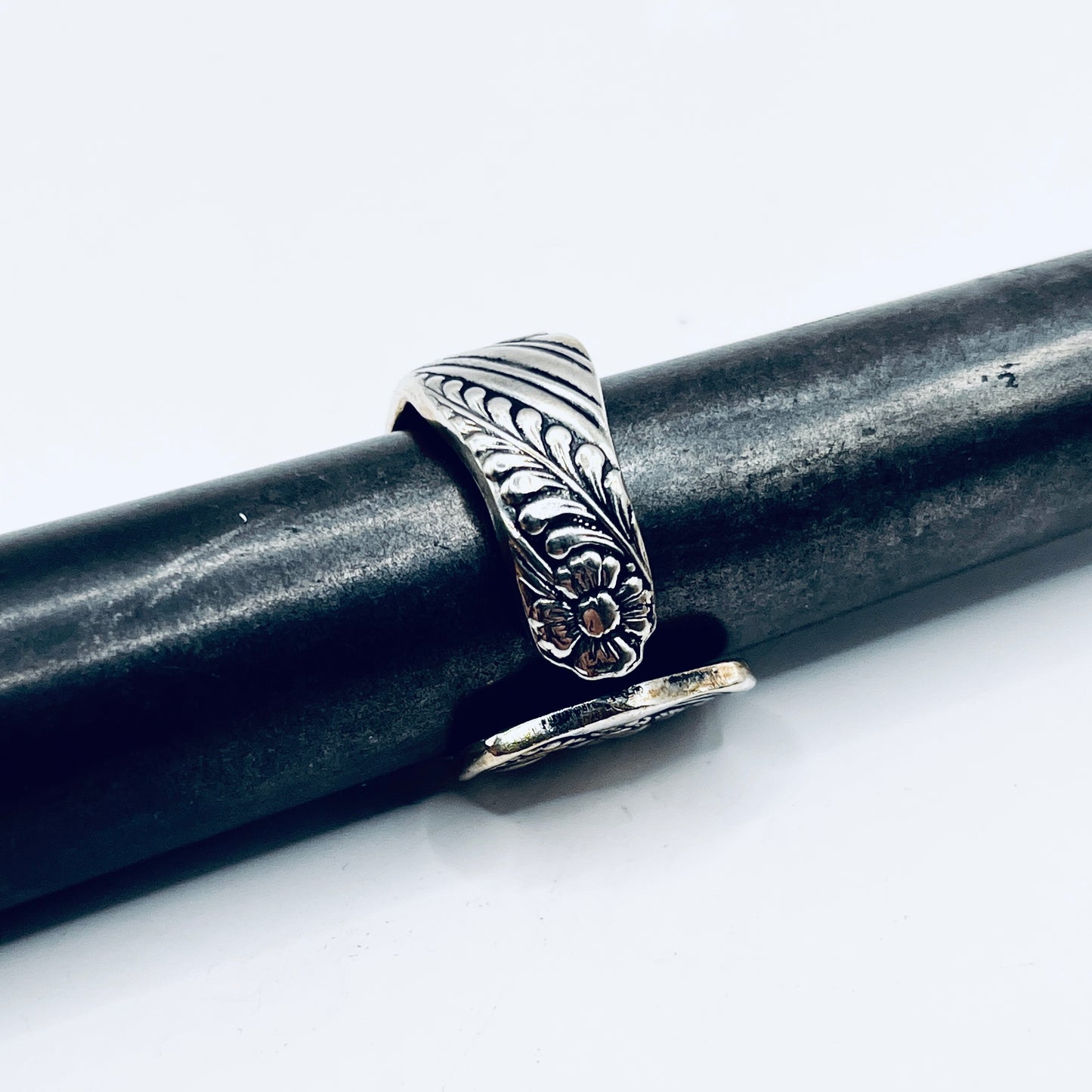 Anello Artigianale SIREN Mod. CLASSICO  Realizzato con Antica posata (Prima Metà del ’900)