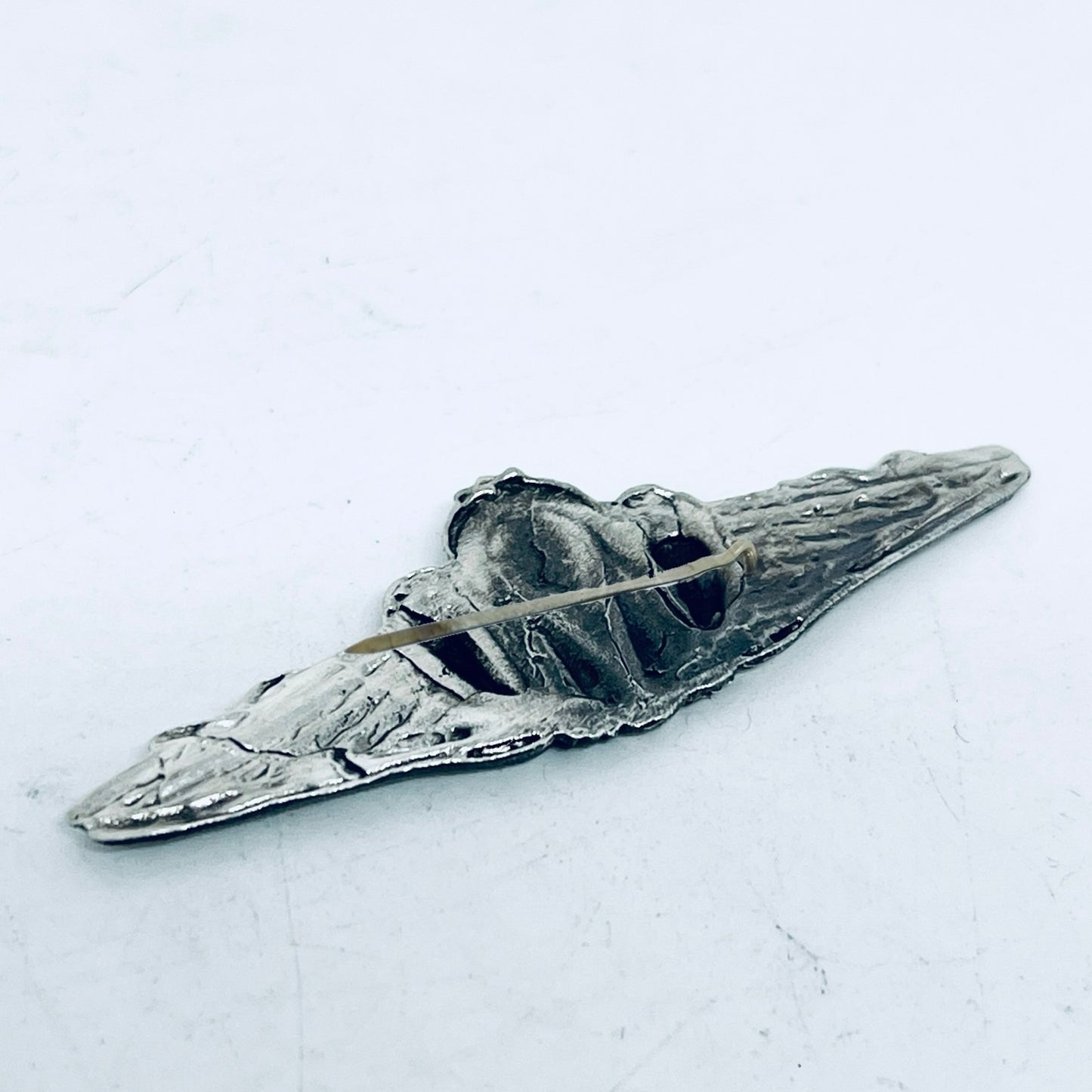 Anello Artigianale CLEOPATRA Mod. SPILLA Realizzato con Antica spilla in Argento (Prima Metà del ’900)