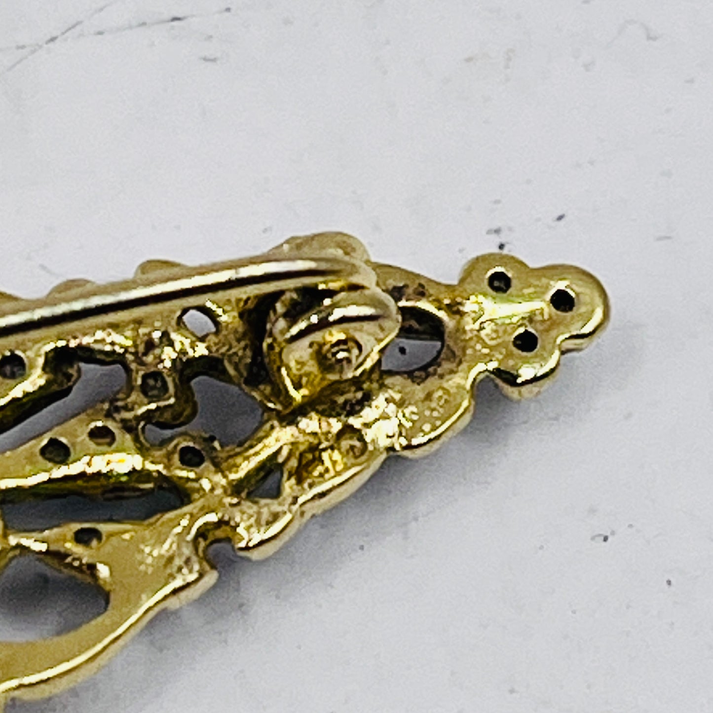 Anello Artigianale SPILLA AMETISTA Mod. SPILLA Realizzato con Antica spilla in Argento (Prima Metà del ’900)